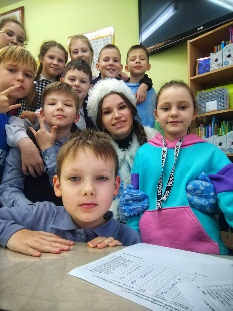 с учениками