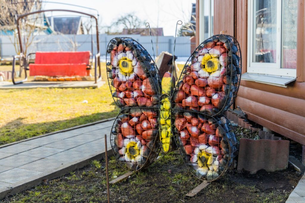 садовый декор бабочка