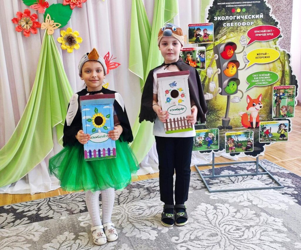 Юные экологи детского сада №3 Узды отметили Международный день птиц