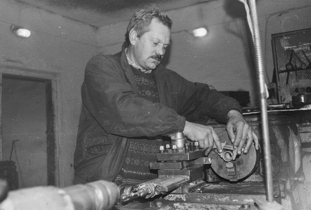 Ретрофото. Мастер за работой