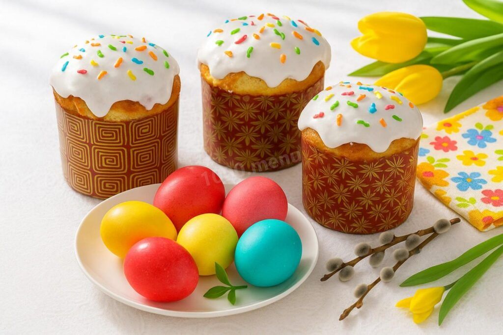 Простой рецепт кулича на Пасху без миксера