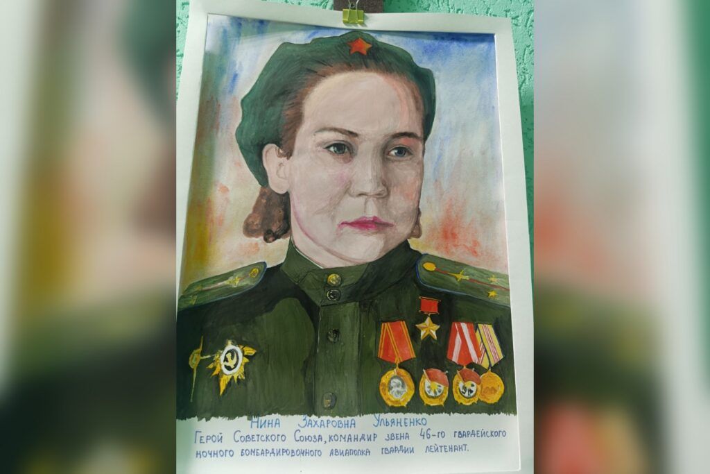 Конкурс рисунков о женщинах-героях войны прошел в Узде