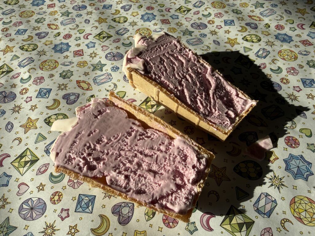 разрез мороженого