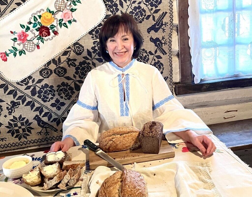 хлеб испеченный Екатериной Булка