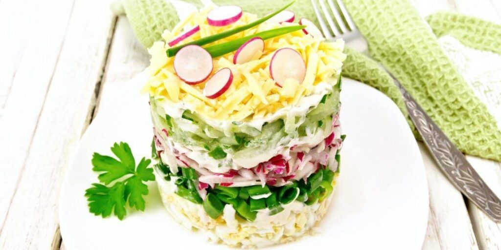 слоеный салат