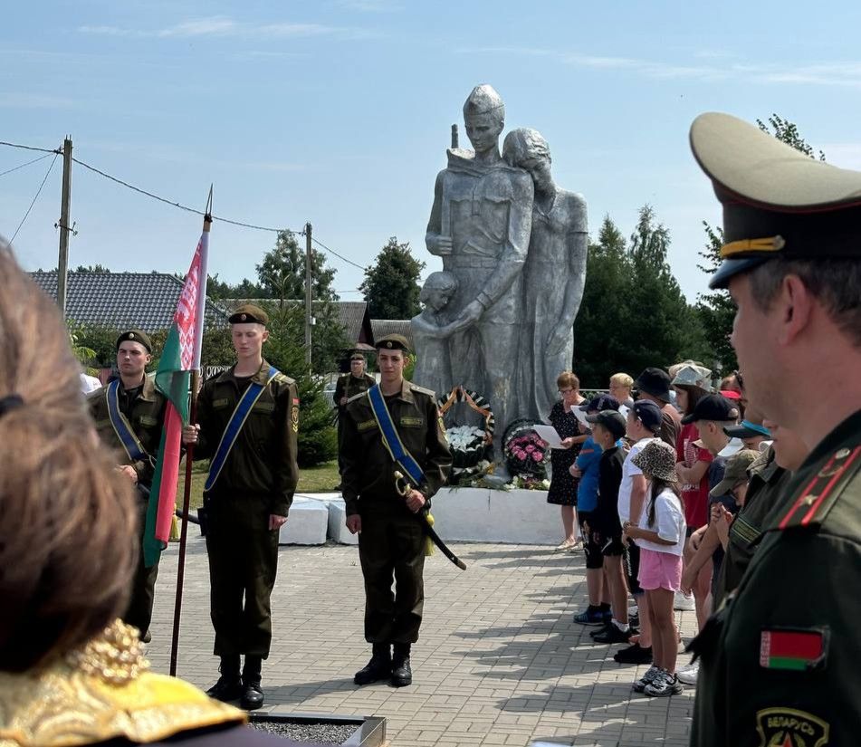 Останки солдата Советской Армии перезахоронили в Лоше