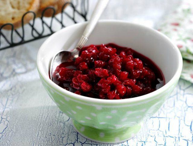 моченая брусника