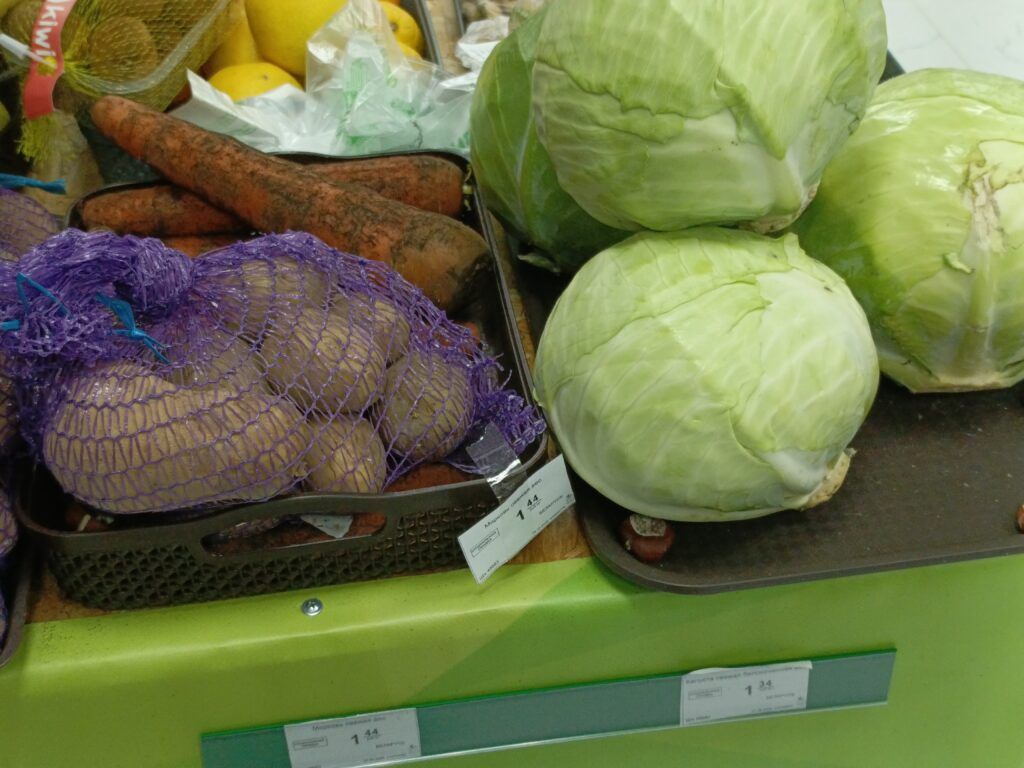 капуста, картофель